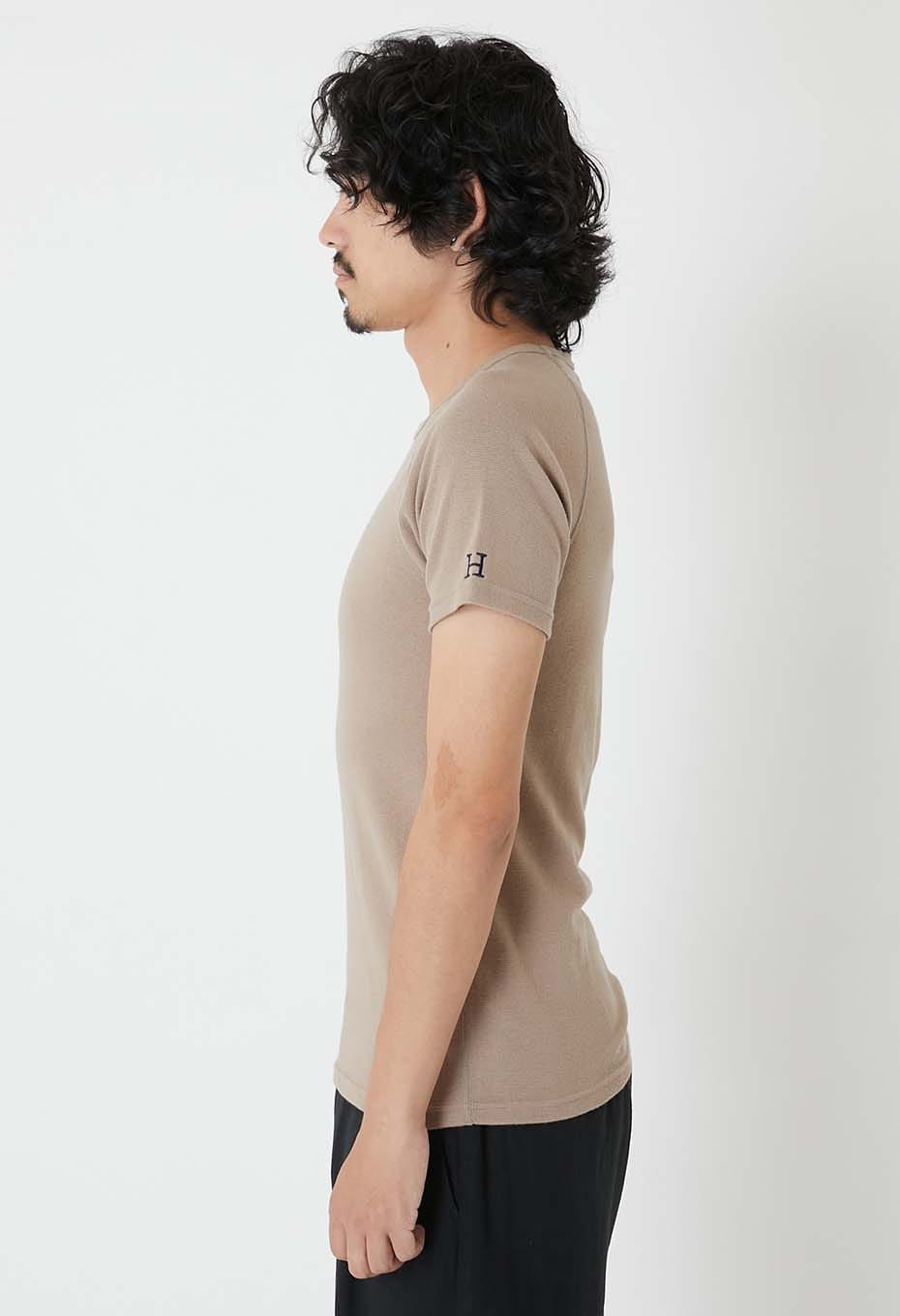 ストレッチフライス ショートスリーブ Tシャツ - SAND