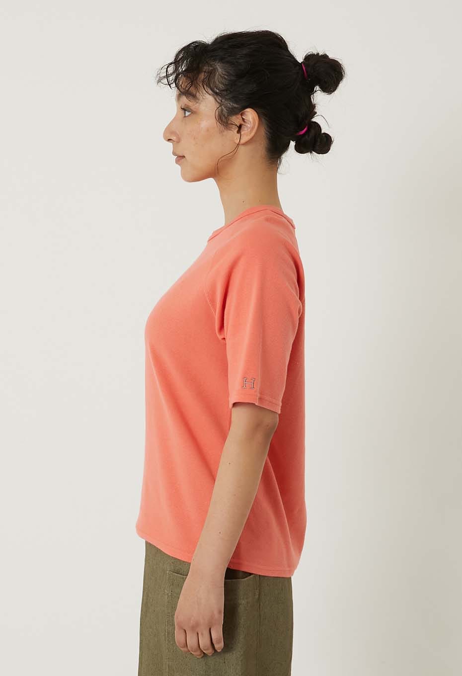 ストレッチフライス リラックスフィット SS Tシャツ ウィメンズ - DARK ORANGE