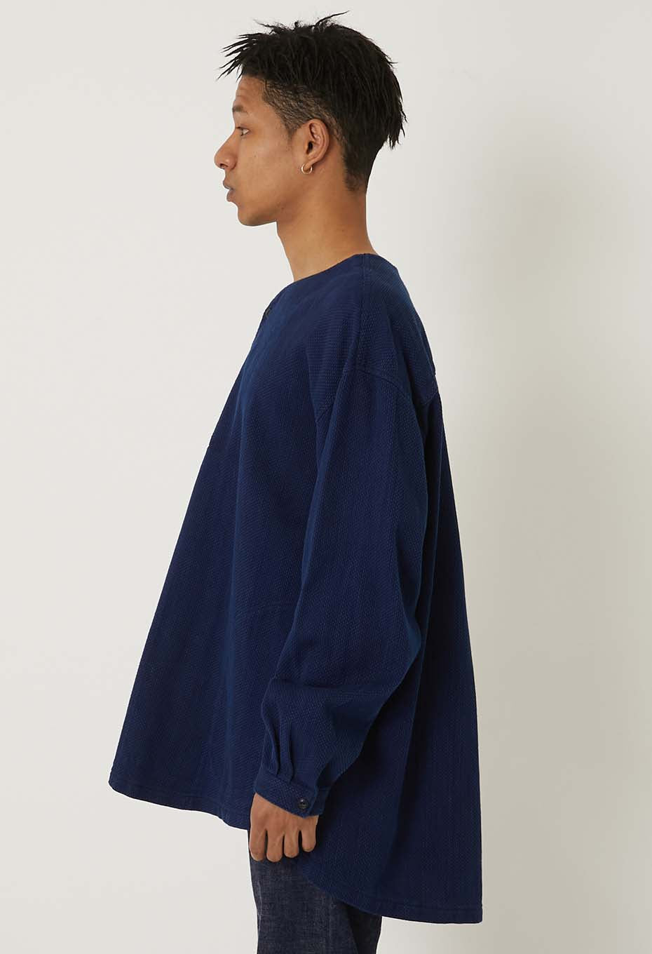 カセゾメサシコ スモックシャツ - INDIGO