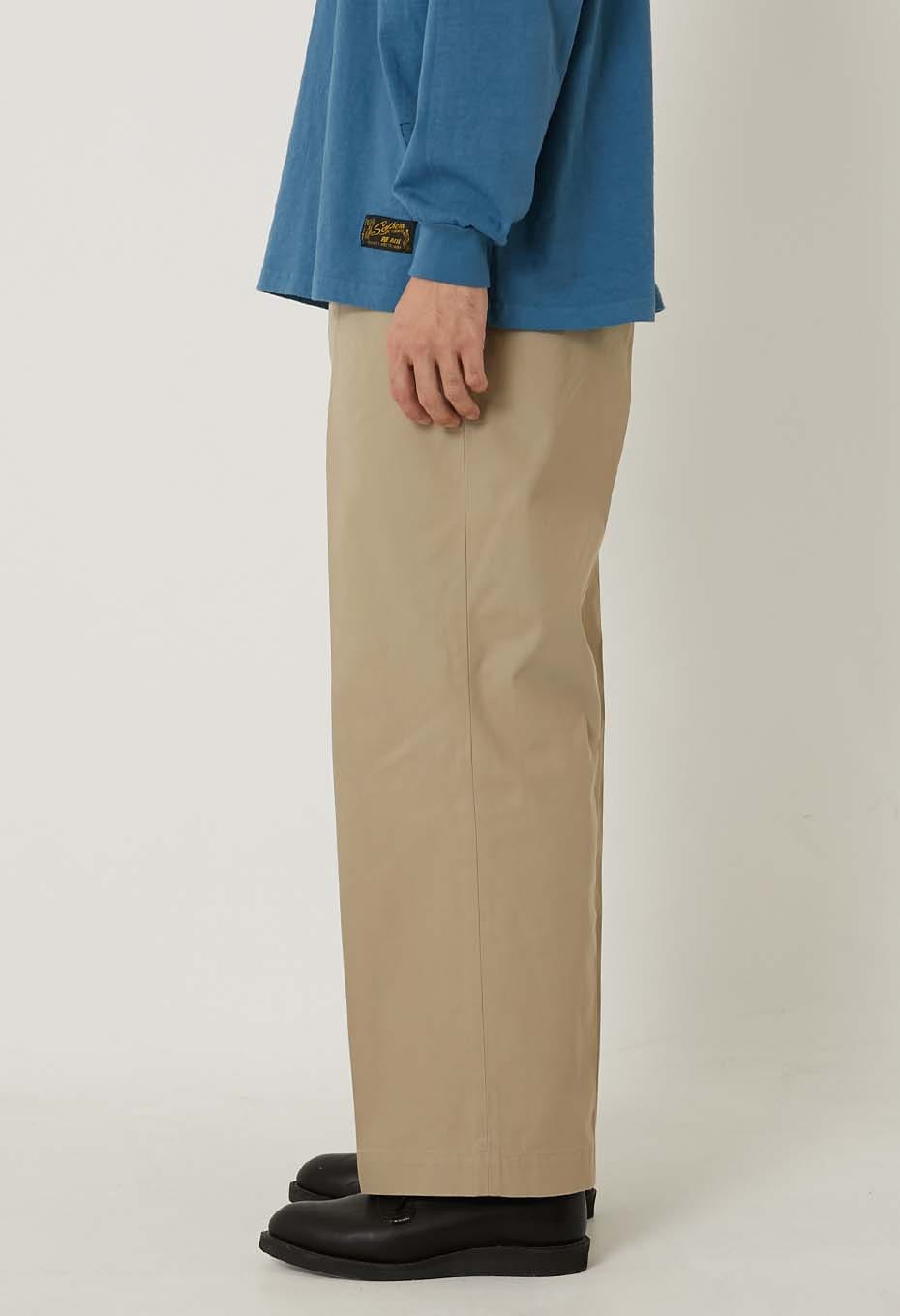 3PLY Chino Military Trousers - KHAKI