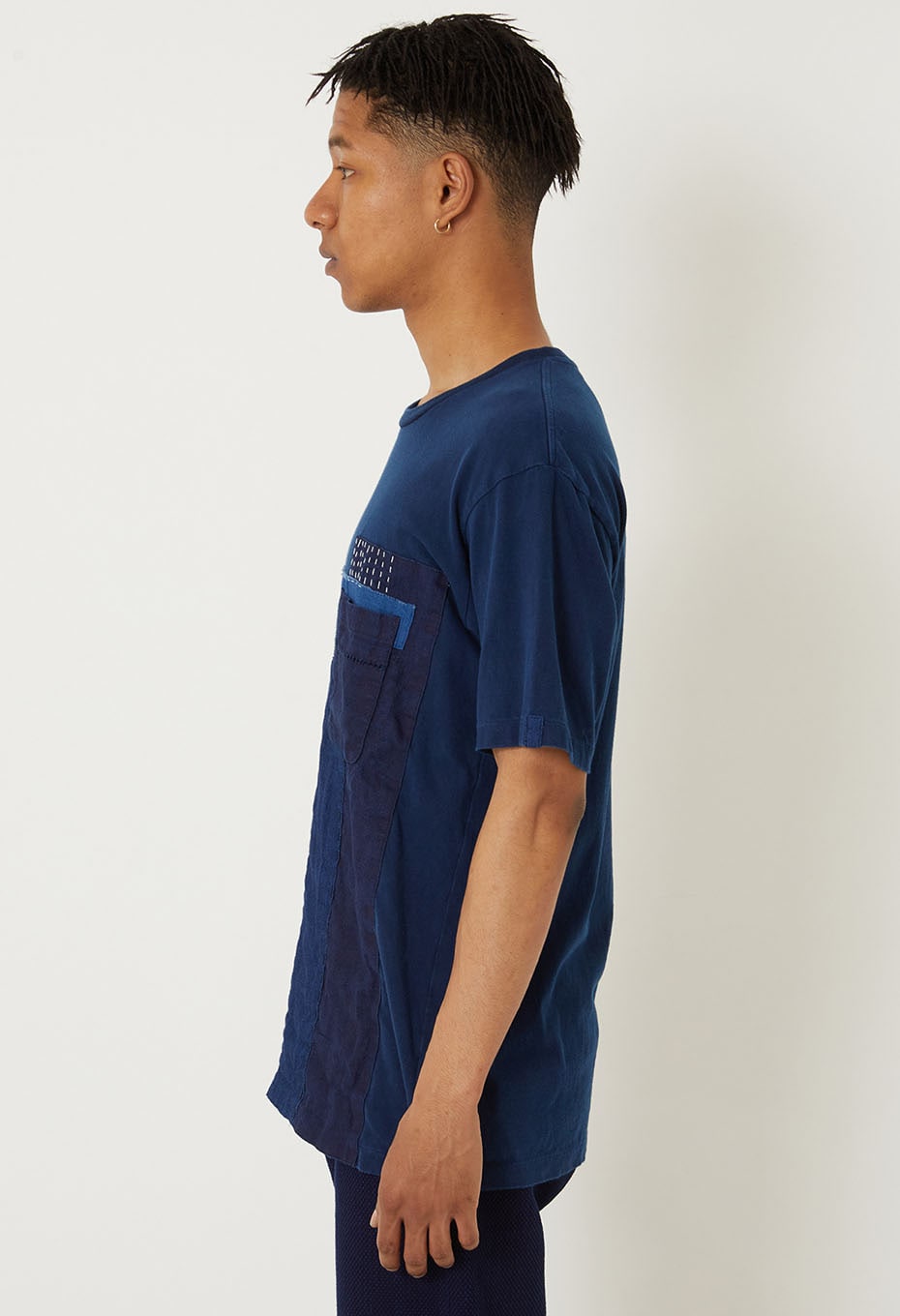 Indigo Tezomenenrin short sleeve T-shirt - INDIGO
