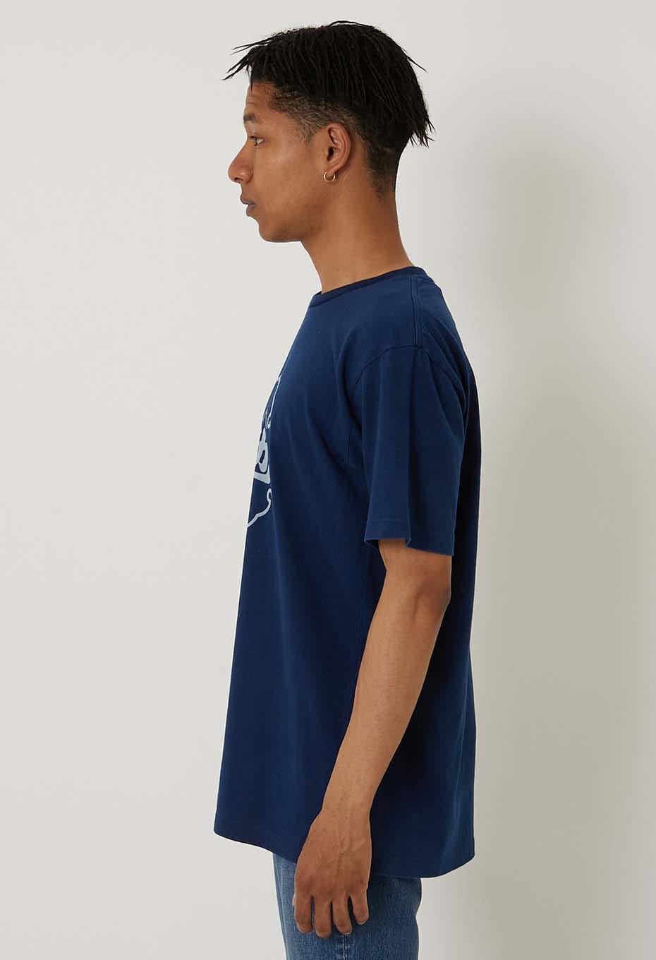 Study Bassen Indigo T-shirt - INDIGO