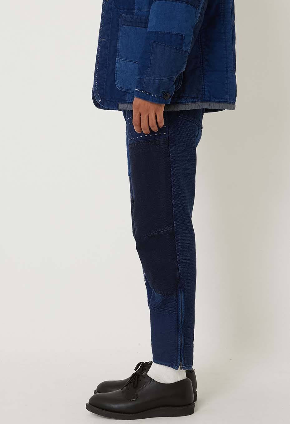 Nenrin Sashiko Matsuri Pants - INDIGO