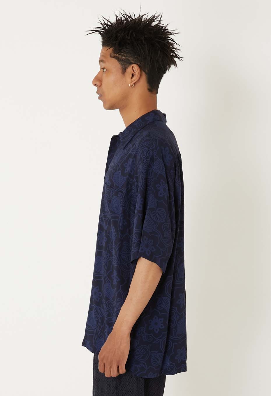 レーヨンエット テッセンカ バッセン ショートスリーブシャツ - DARK NAVY