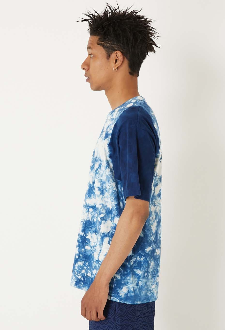 ホンアイ ムラクモシボリ ショートスリーブTシャツ - INDIGO