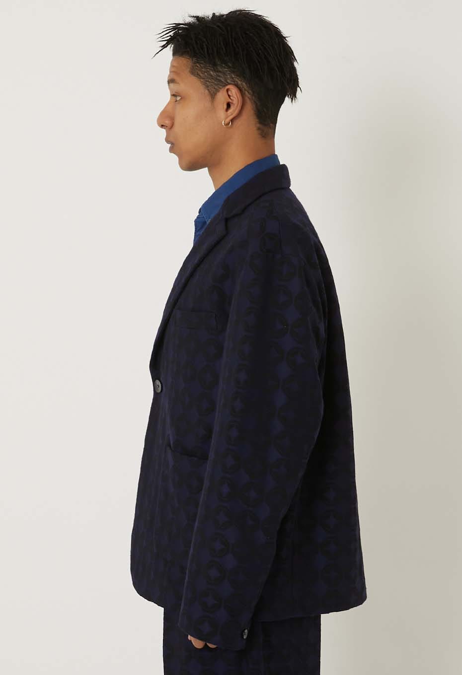 シッポウジャカード 1Ｂテーラージャケット - DARK NAVY