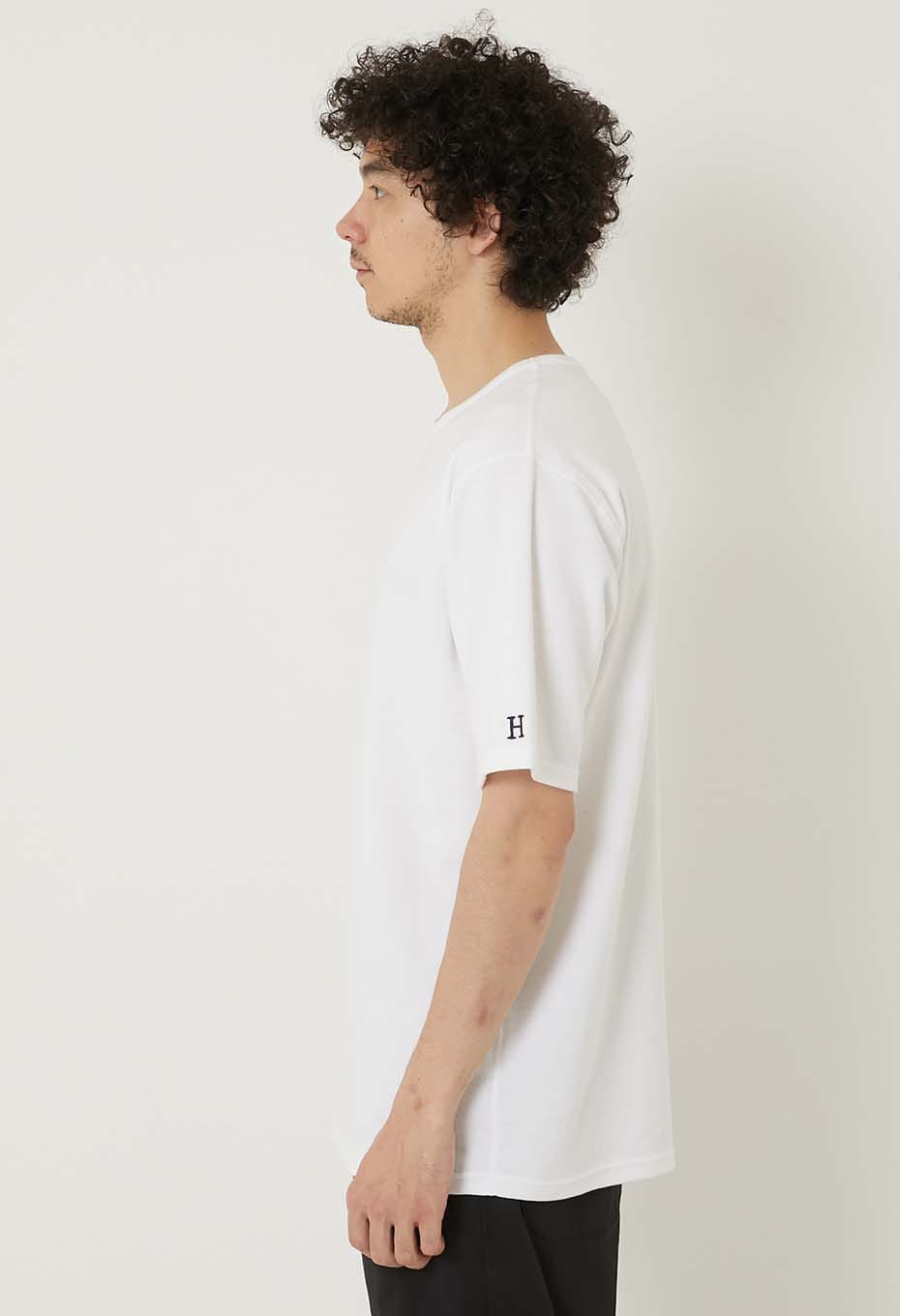 Stretch Fraise Comfortable short sleeve T-shirt - WHITE