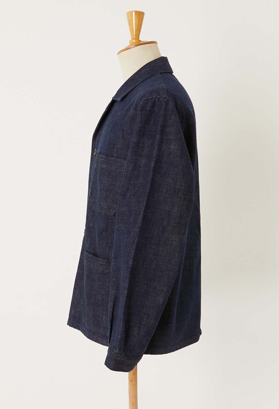 JAPAN DORAKU テンネンホンアイ セルビッチデニムワークジャケット - INDIGO