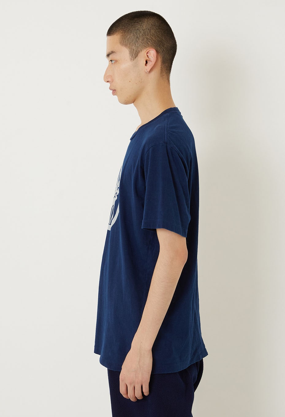 オモダカバッセン インディゴTシャツ - INDIGO