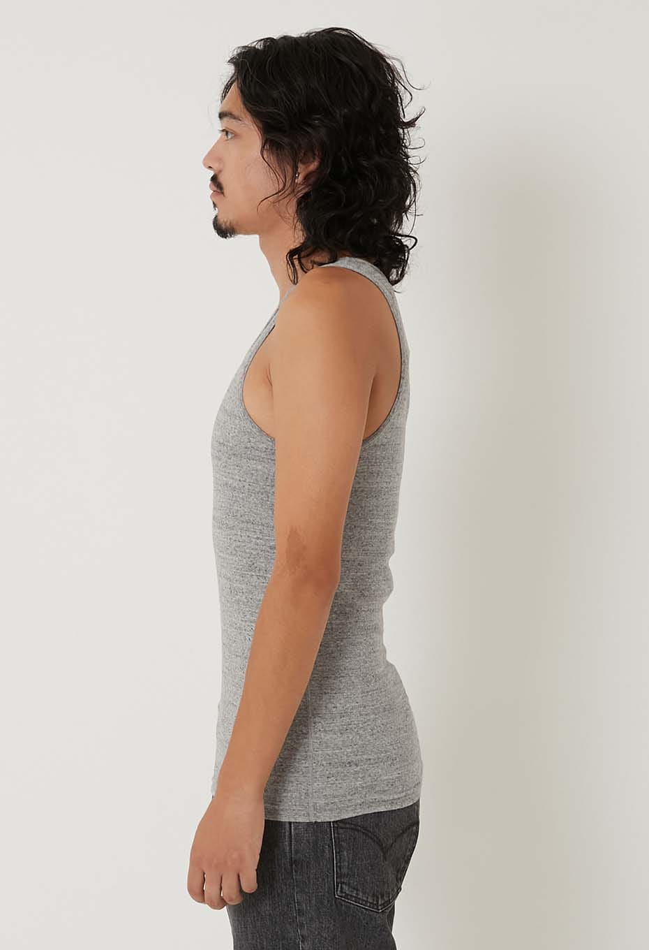ストレッチフライス タンクトップ - GREY