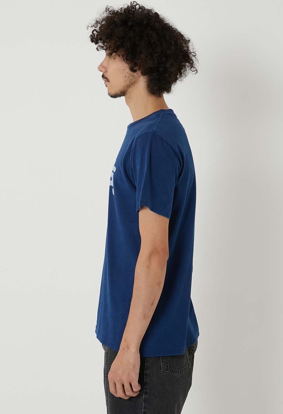 東京 バッセン インディゴ Tシャツ - INDIGO