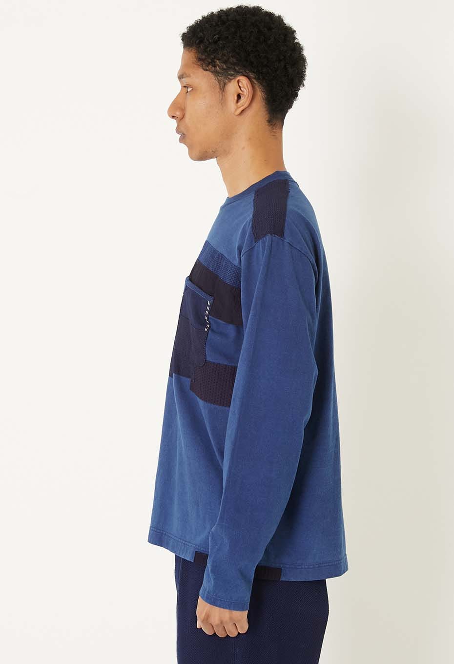 インディゴネンリン ロングスリーブTシャツ - INDIGO
