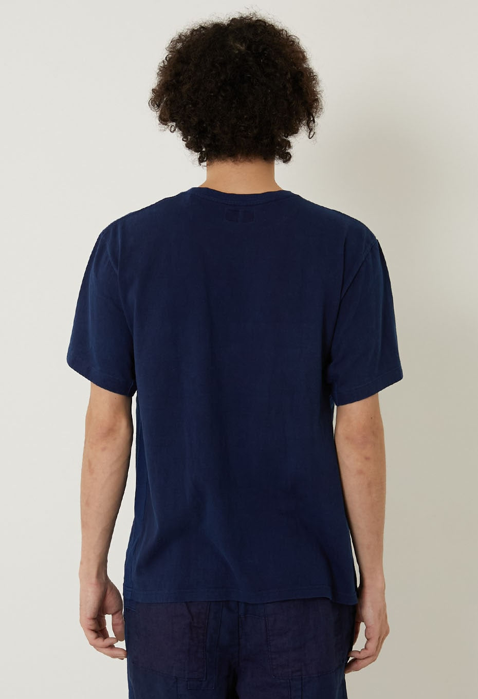 インディゴテゾメ パッチワーク Tシャツ - INDIGO