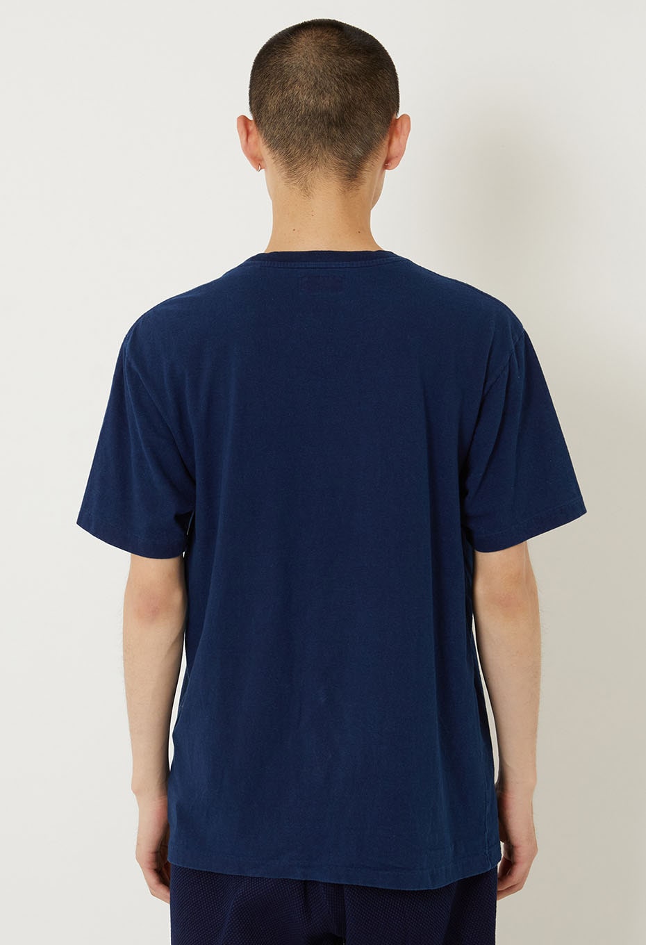 オモダカバッセン インディゴTシャツ - INDIGO