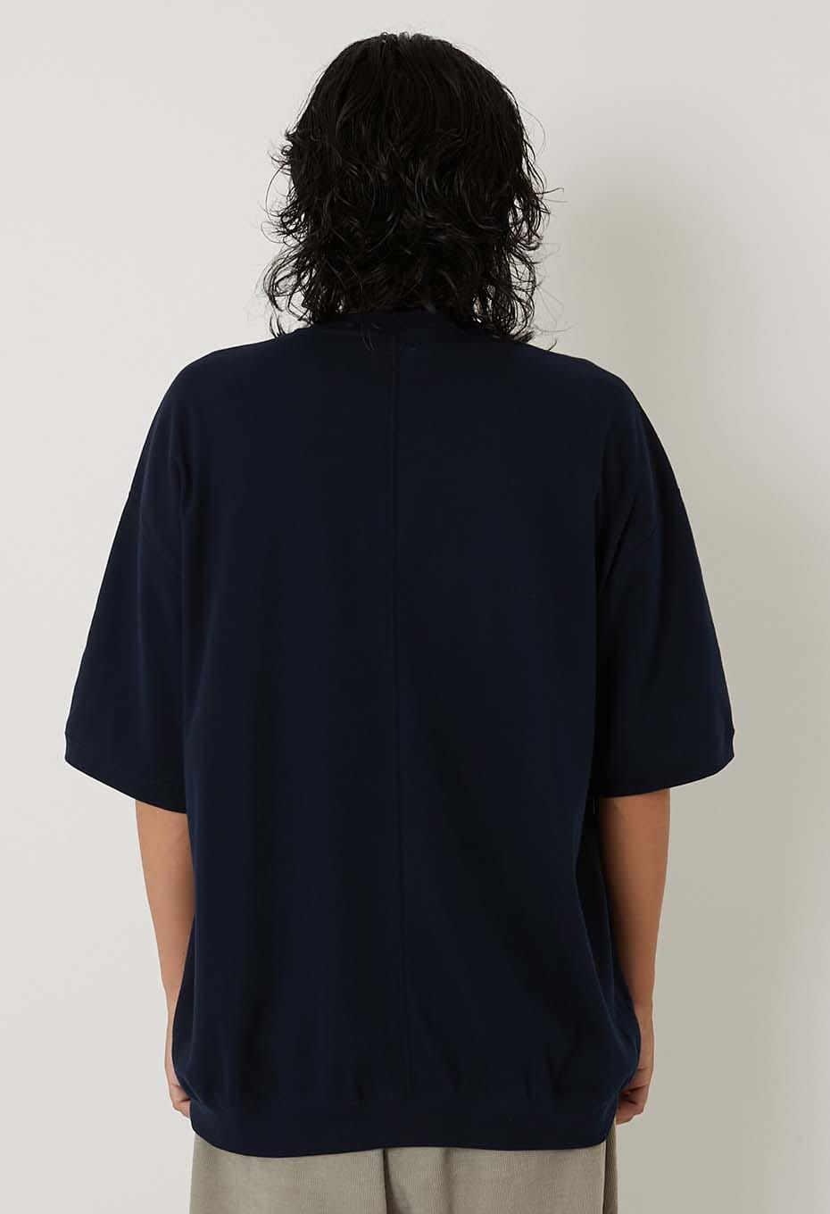 ストレッチフライス 9.5oz ヘムリブ ショートスリーブ Tシャツ - DARK NAVY