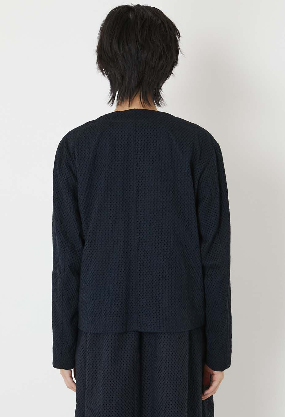 マイヤーレース ノーカラージャケット ウィメンズ - DARK NAVY