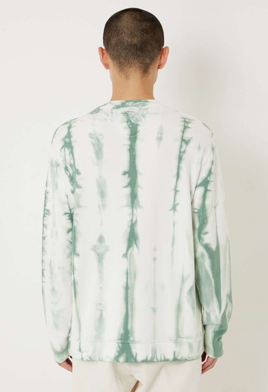 Eightlock Smooth Vertical Long Sleeve Pullover - LT GREEN