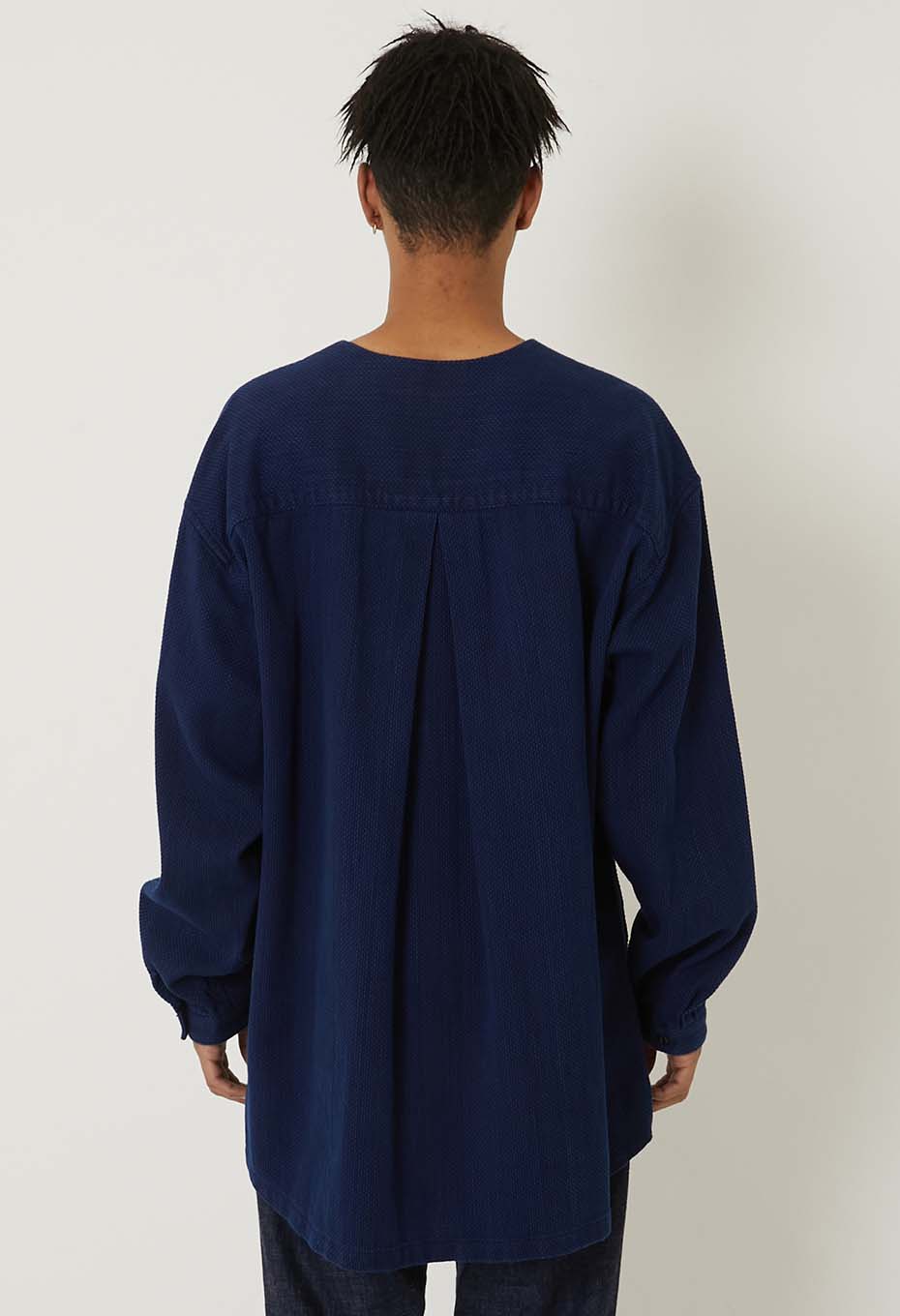 カセゾメサシコ スモックシャツ - INDIGO