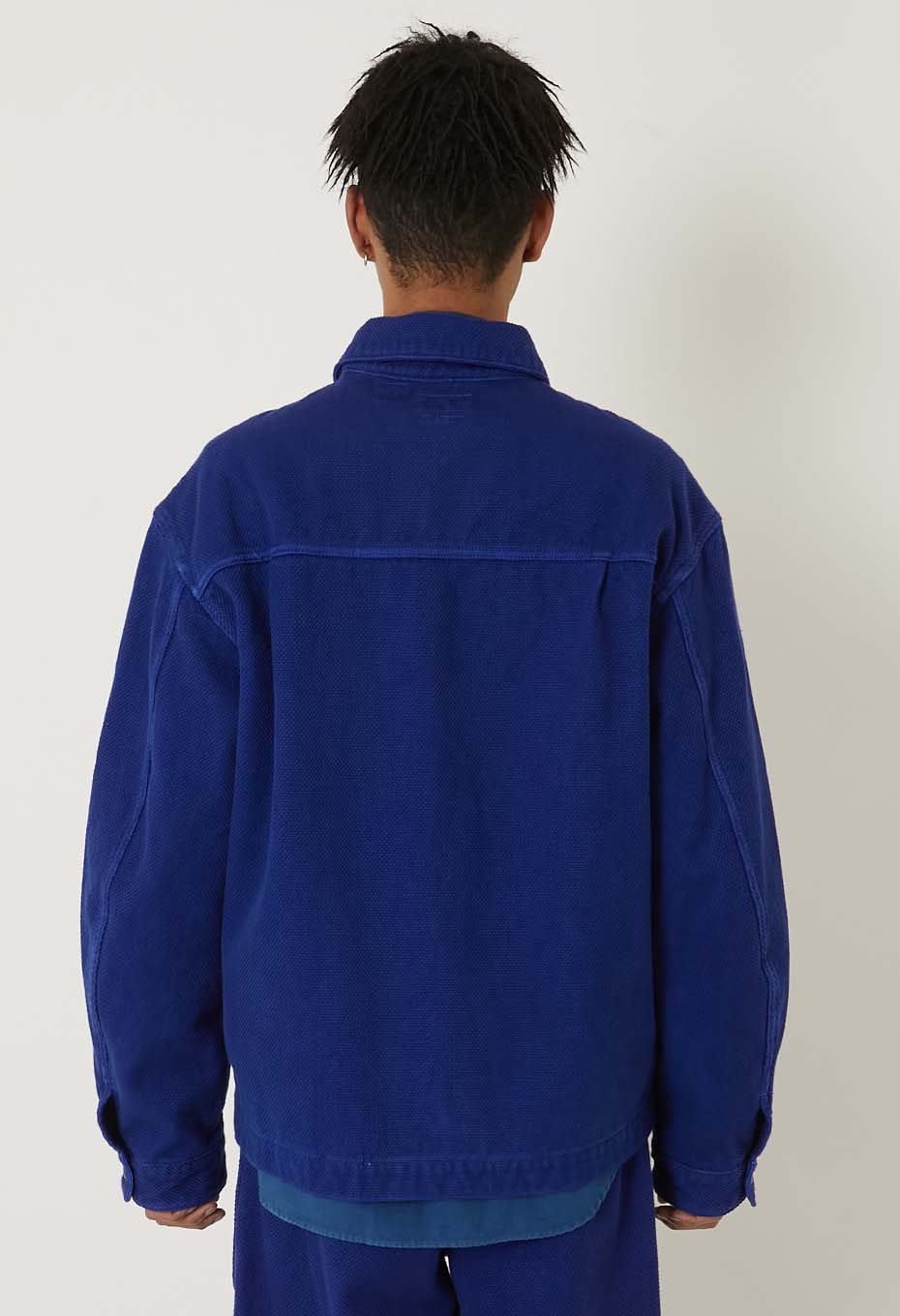 ブルーインディゴサシコ テゾメジップアップジャケット - INDIGO