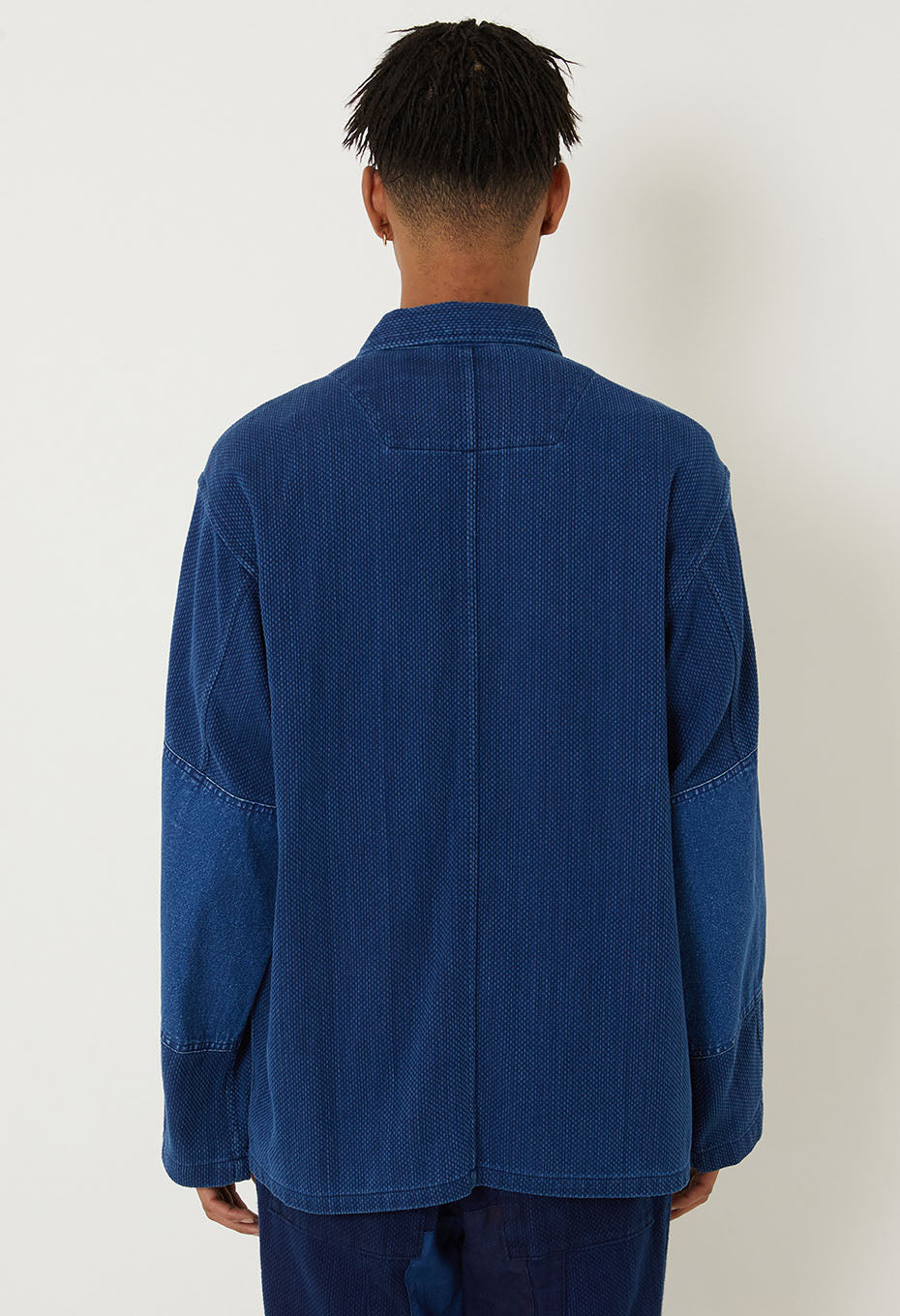 Kasezome Sashiko Fatigue Shirt - INDIGO