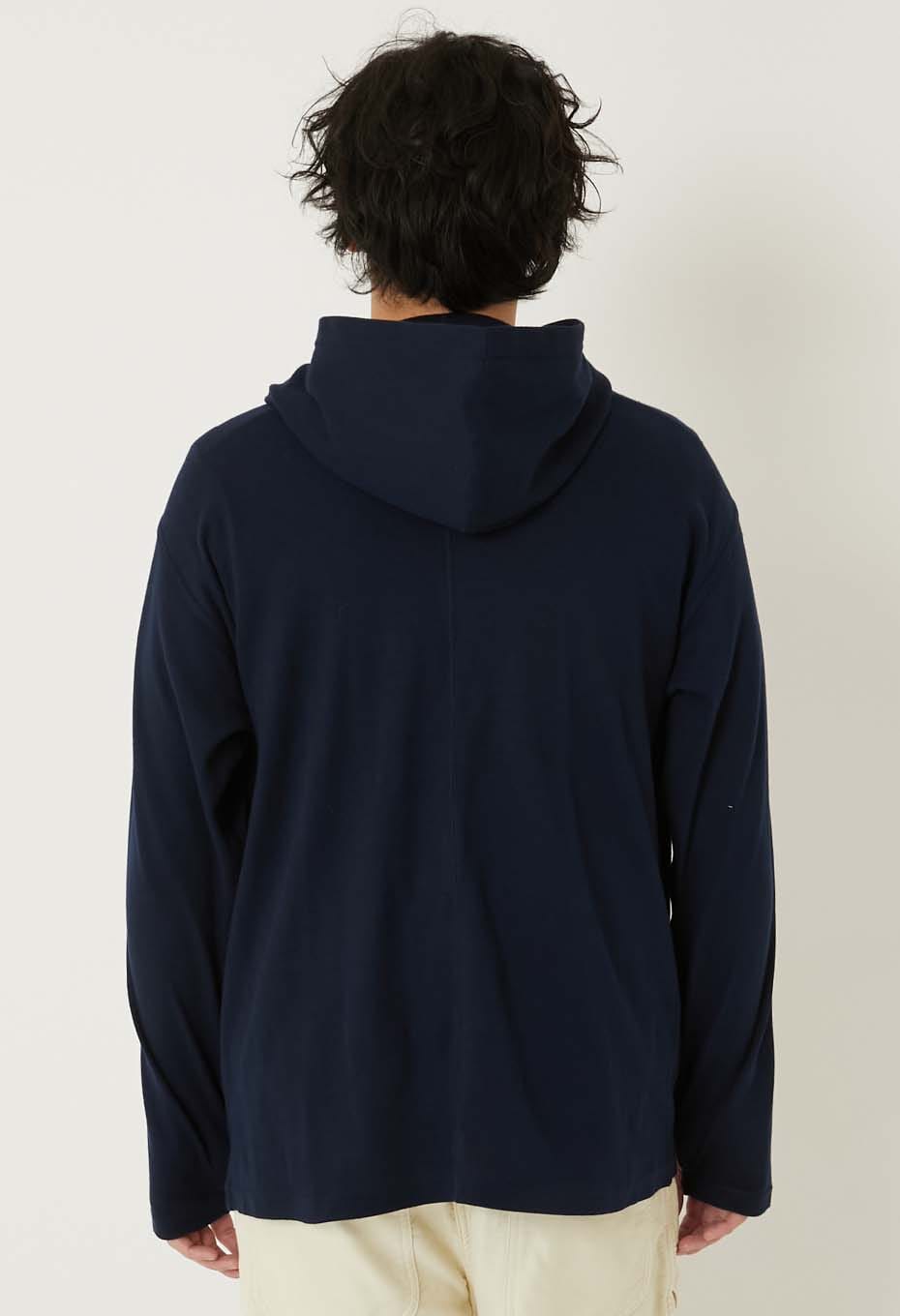 ストレッチフライス 9.5oz ZIPUP パーカー - DARK NAVY