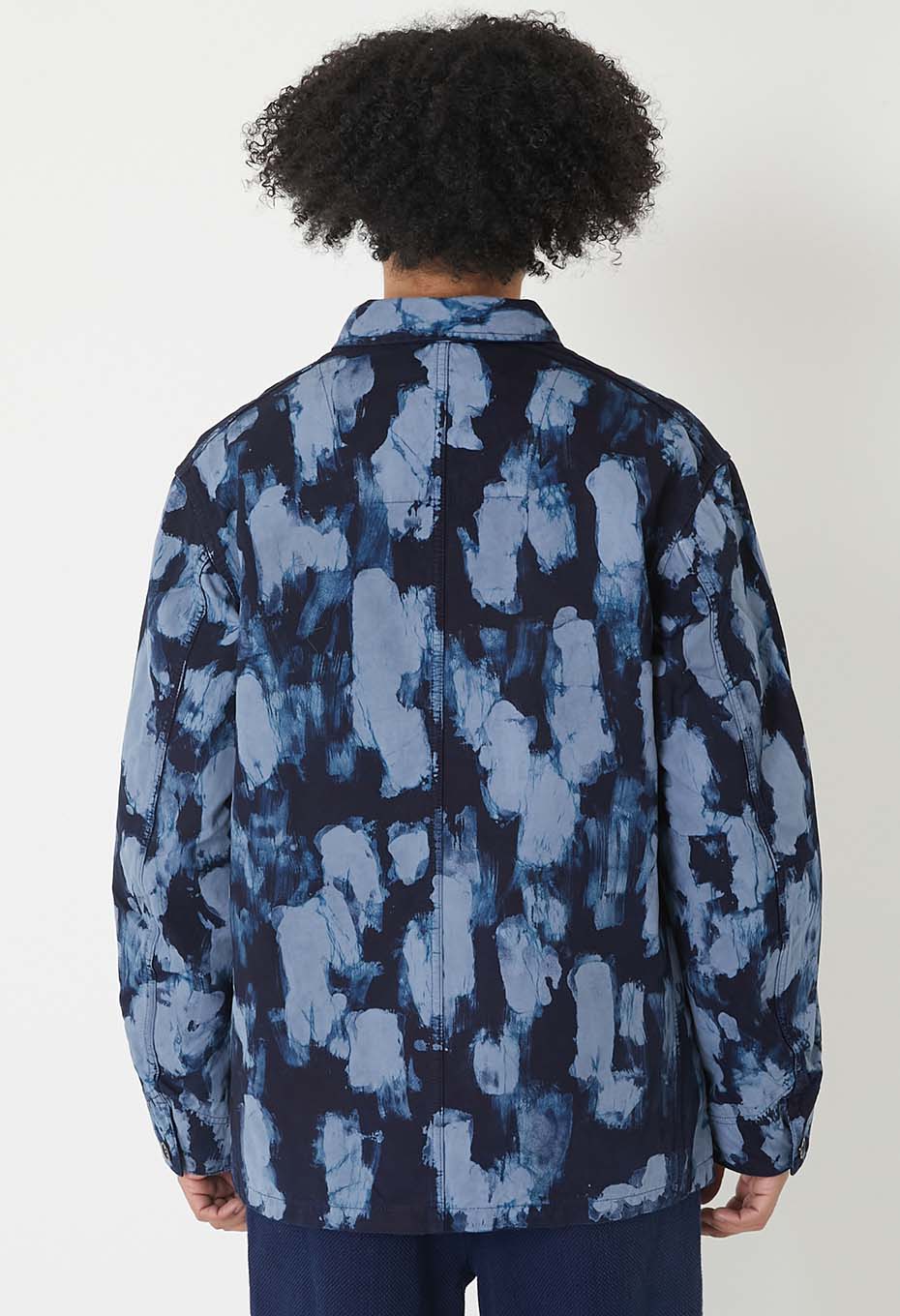 ロウケツシボリ カバーオール - NAVY