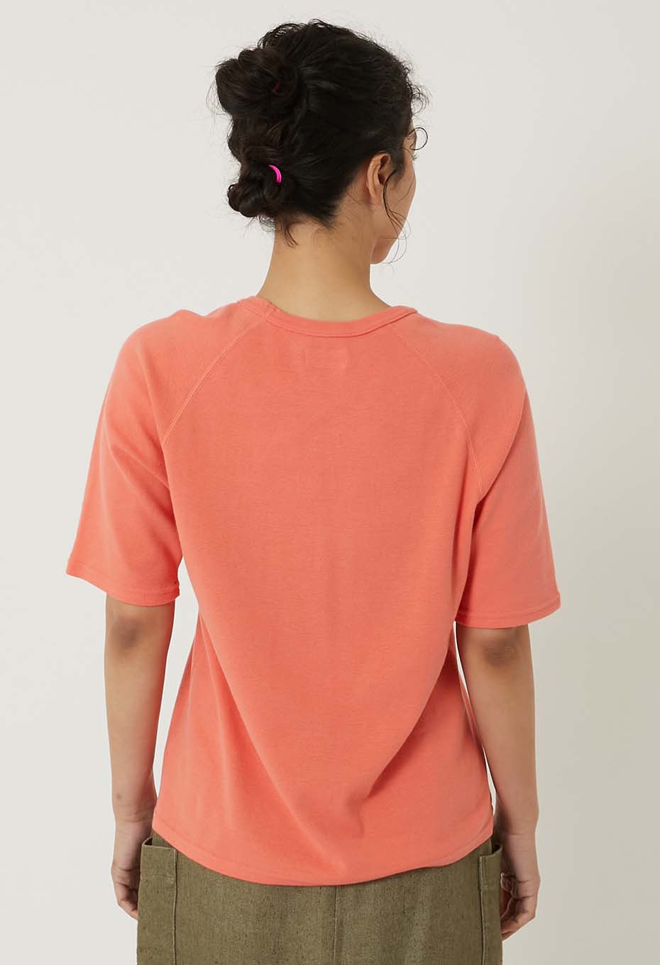 ストレッチフライス リラックスフィット SS Tシャツ ウィメンズ - DARK ORANGE