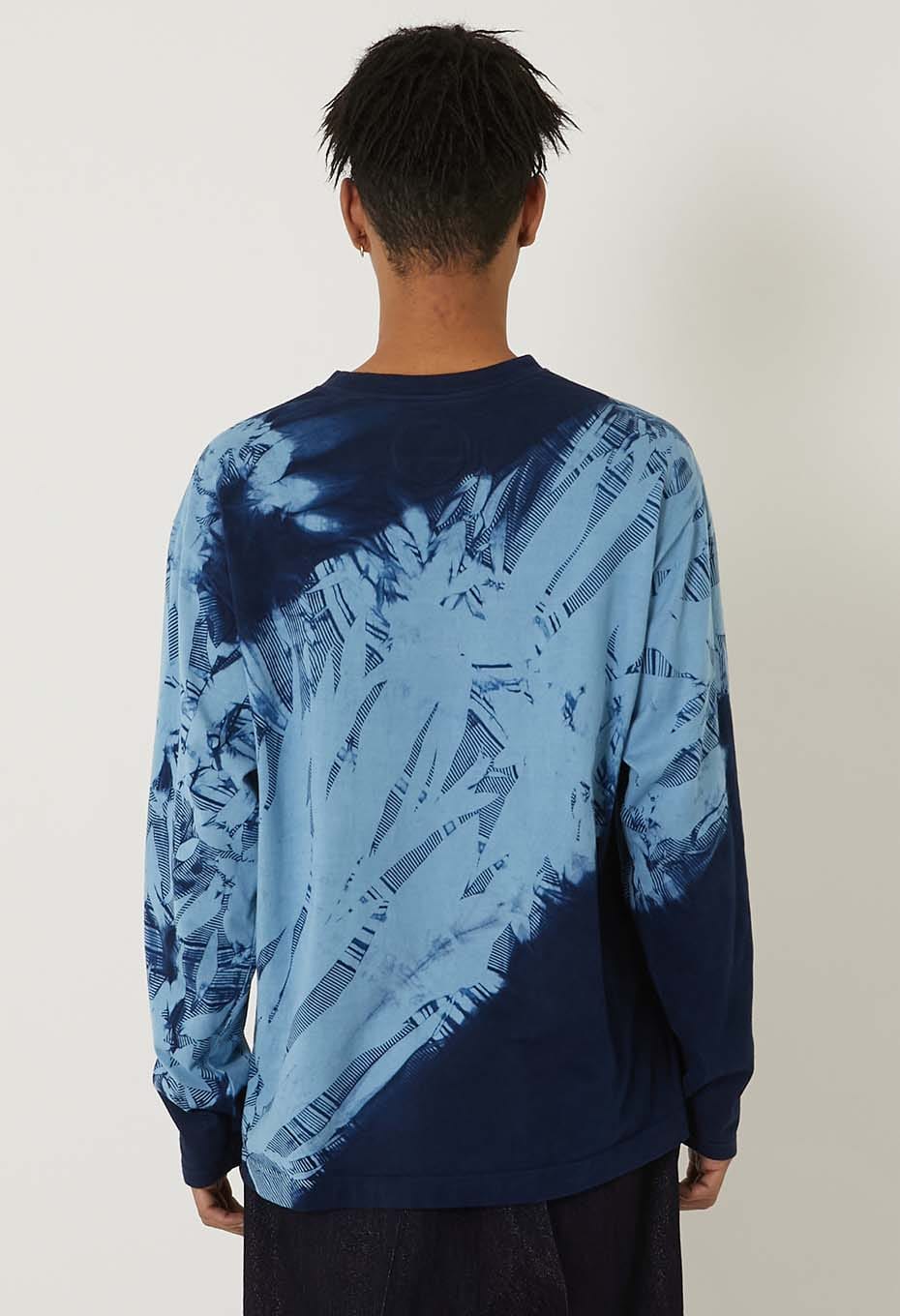 ホンアイイタジメ ロングスリーブTシャツ - INDIGO