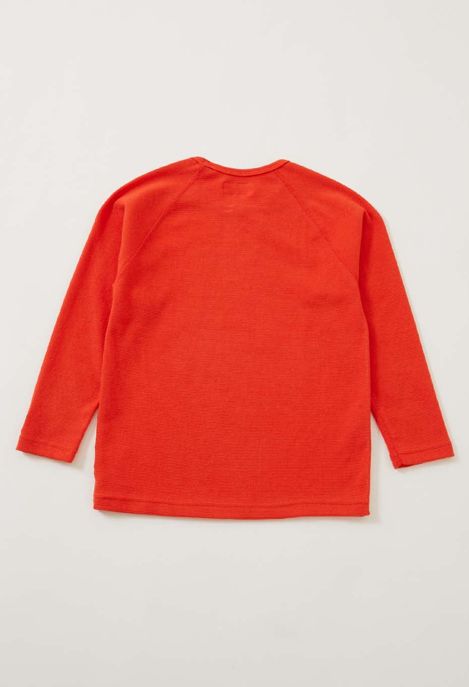 キッズ ストレッチフライス ロングスリーブ  Tシャツ - ORANGE