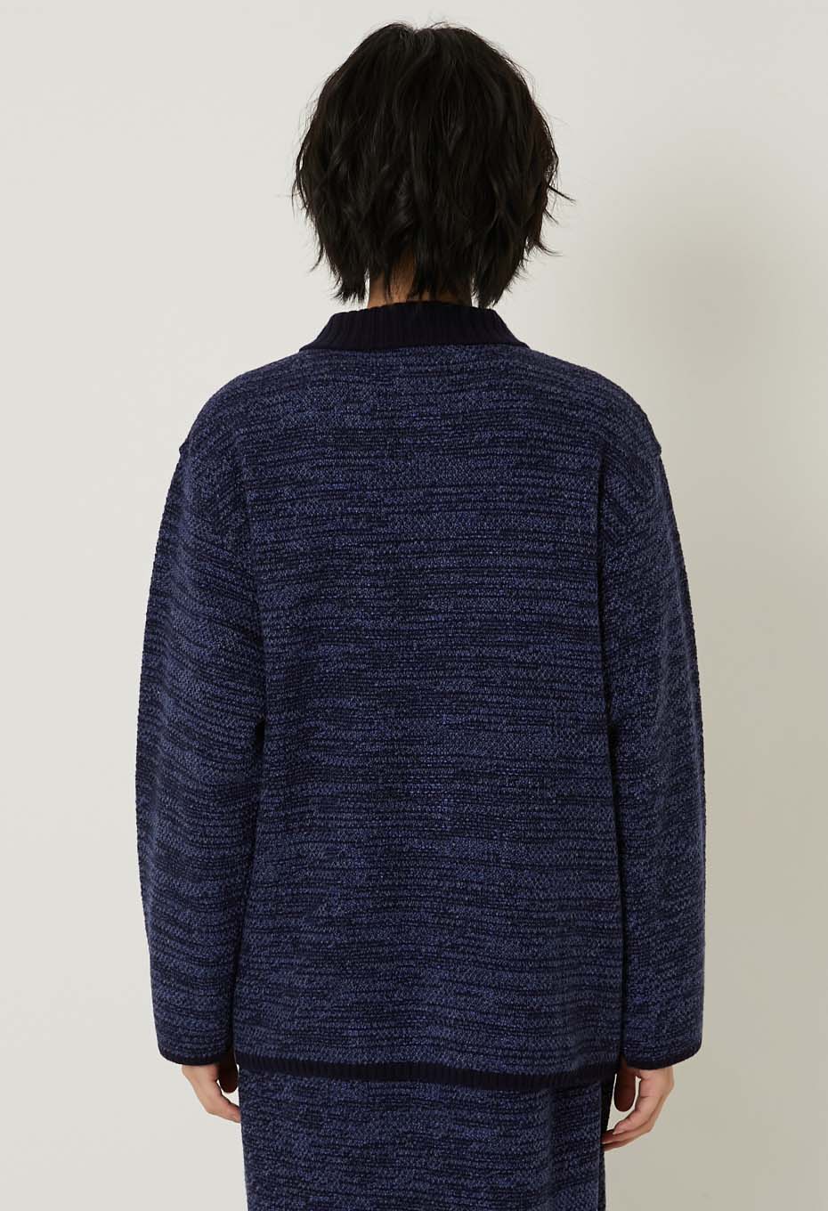マチアカリ カノコニット カーディガン ウイメンズ - NAVY