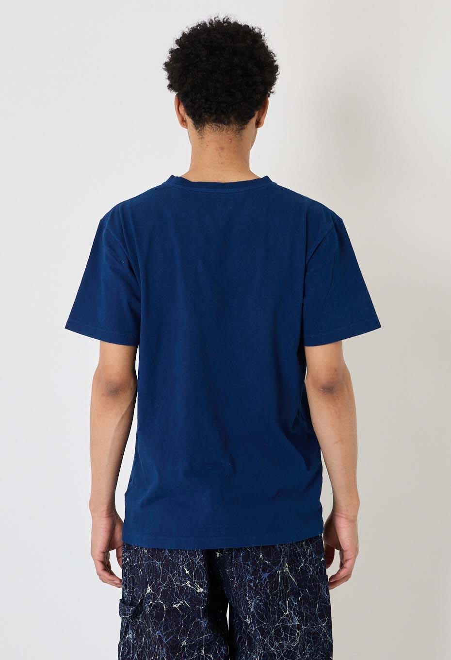 ユウリョウ インディゴバッセン Tシャツ - INDIGO