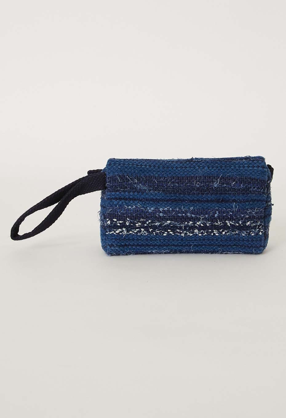 Sakiori mini pouch - INDIGO
