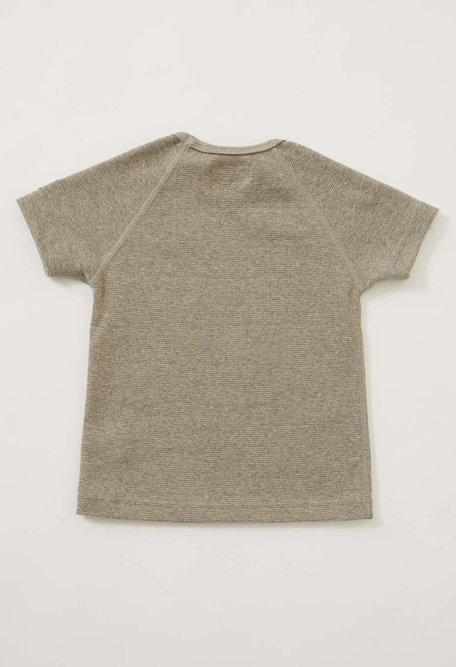 キッズ ストレッチフライス ショートスリーブ Tシャツ - OATMEAL