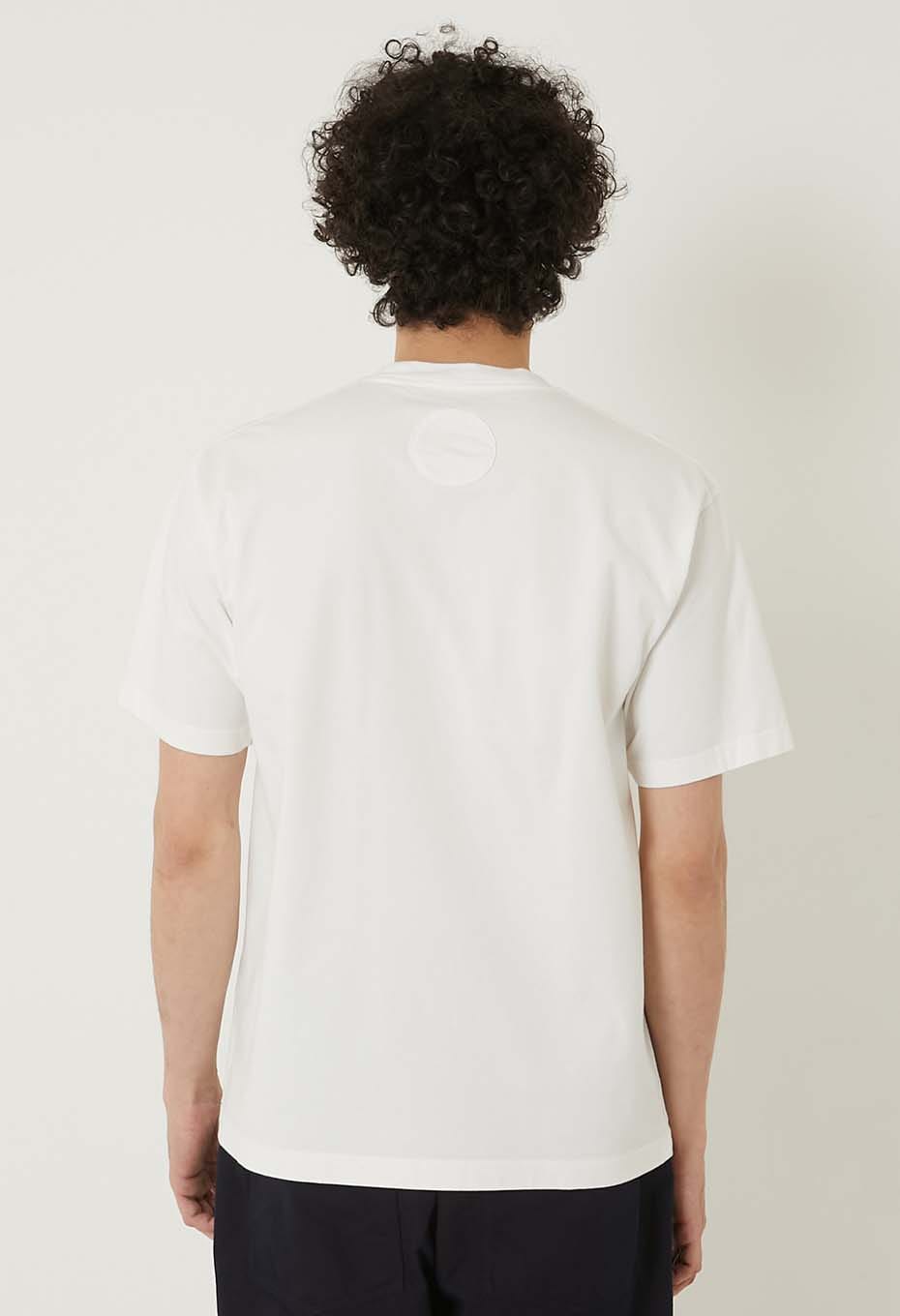 オーガニックコットン ハイゲージテンジク Tシャツ - WHITE
