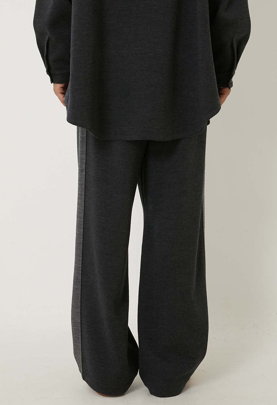 Double face jersey track pants - CH GRAY