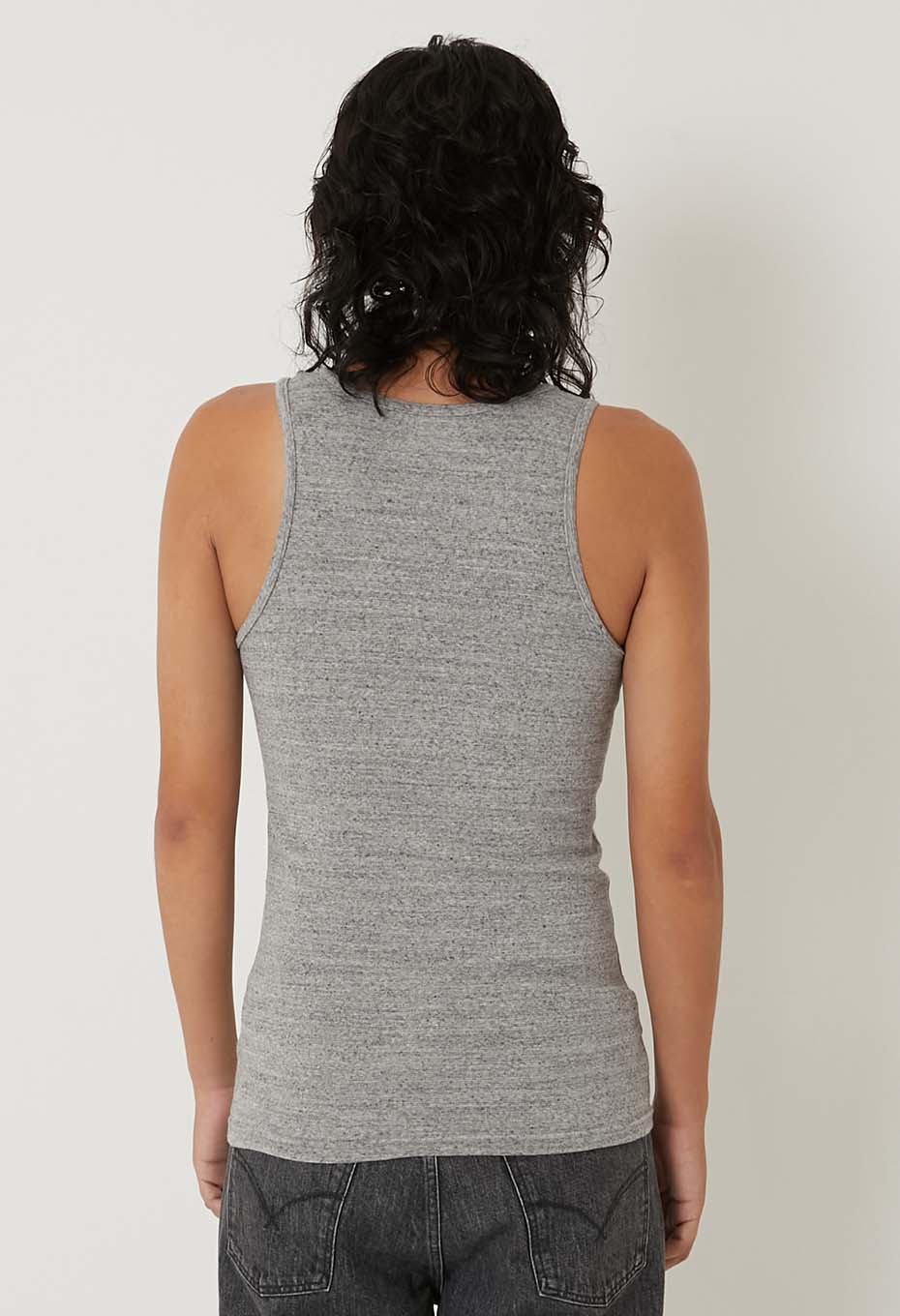 ストレッチフライス タンクトップ - GREY