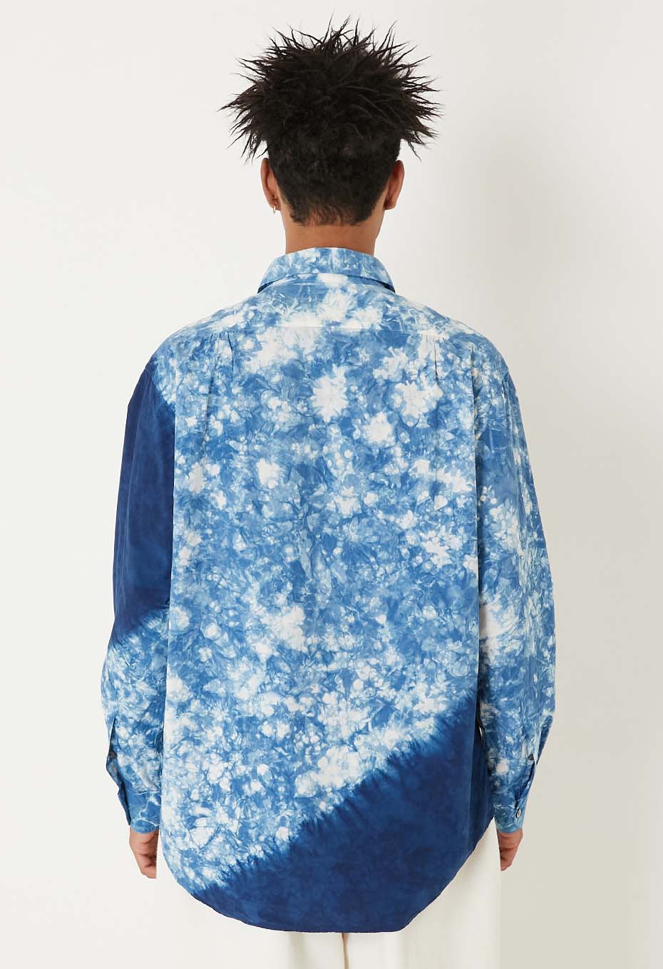 オーガニックコットン ホンアイ ムラクモシボリ レギュラーシャツ - INDIGO