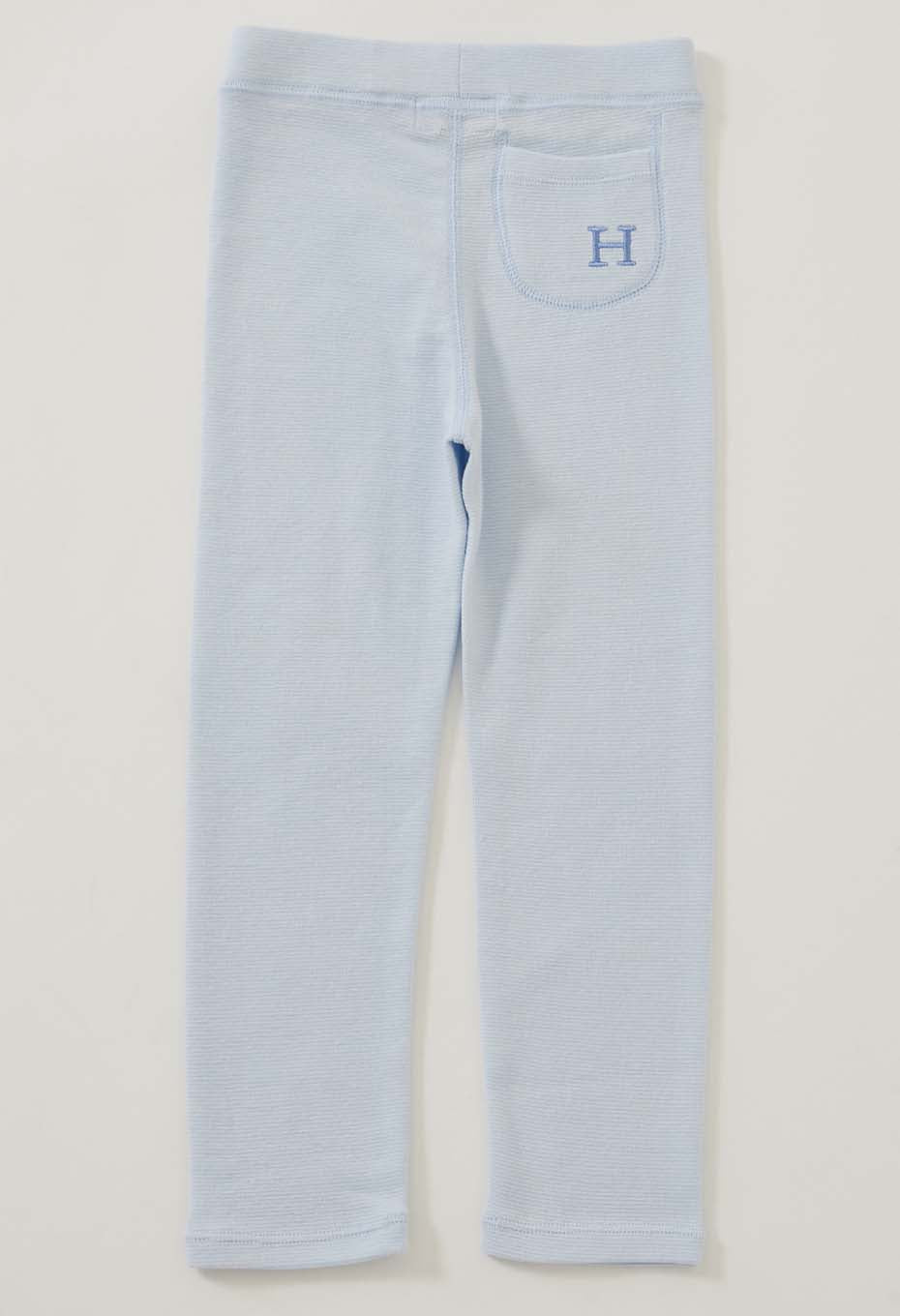キッズ ストレッチフライス レギンス - LIGHT BLUE