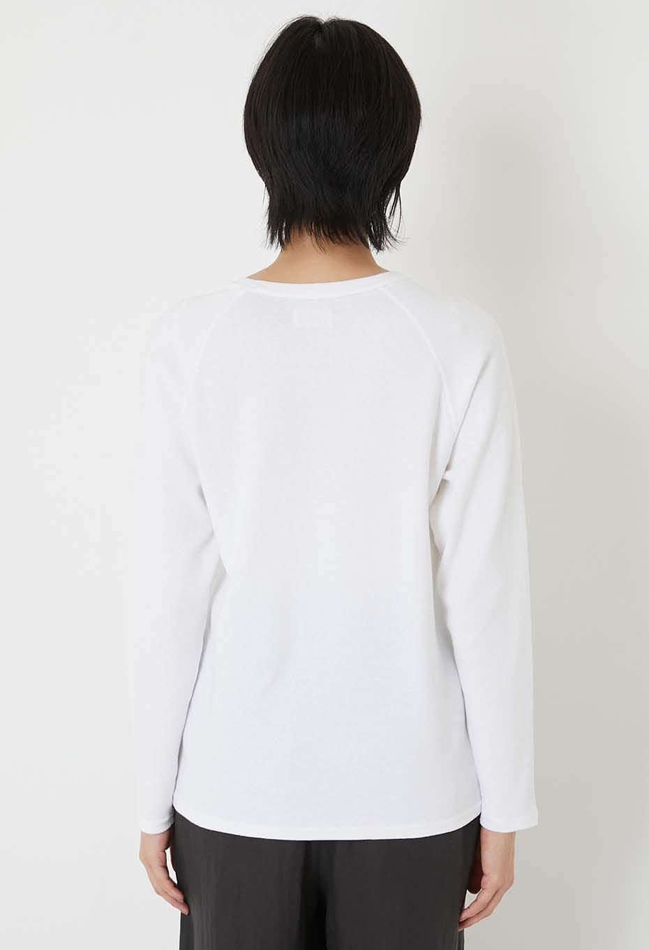 ストレッチフライス リラックスフィット LS Tシャツ ウィメンズ - WHITE
