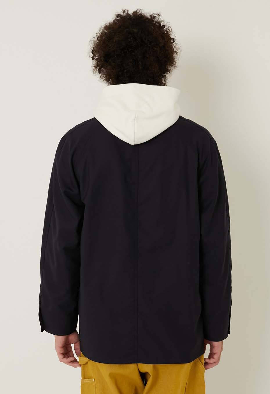ホップサック スプリットラグラン カバーオール - NAVY