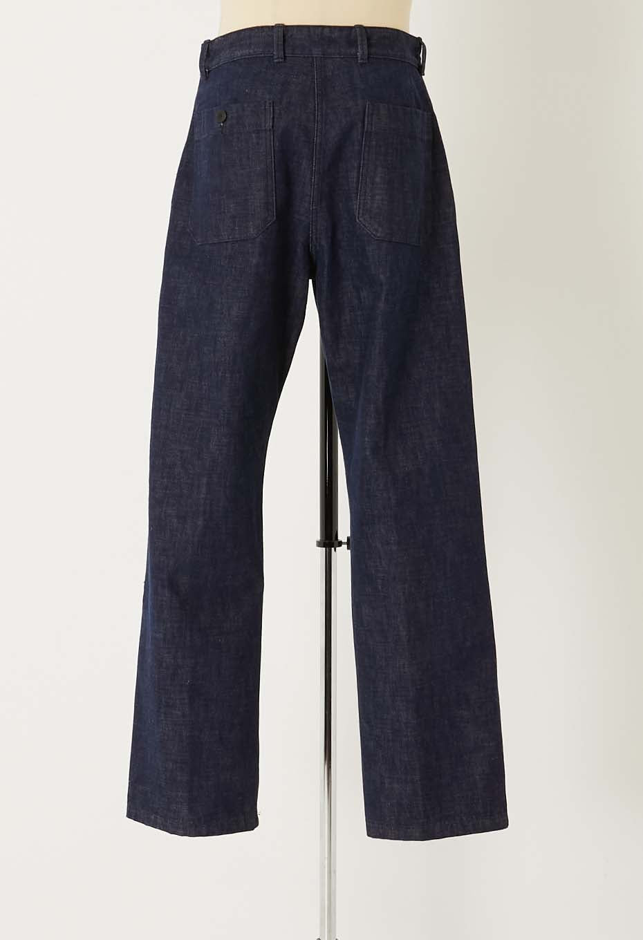 JAPAN DORAKU テンネンホンアイ セルビッチデニムワークトラウザーズ - INDIGO