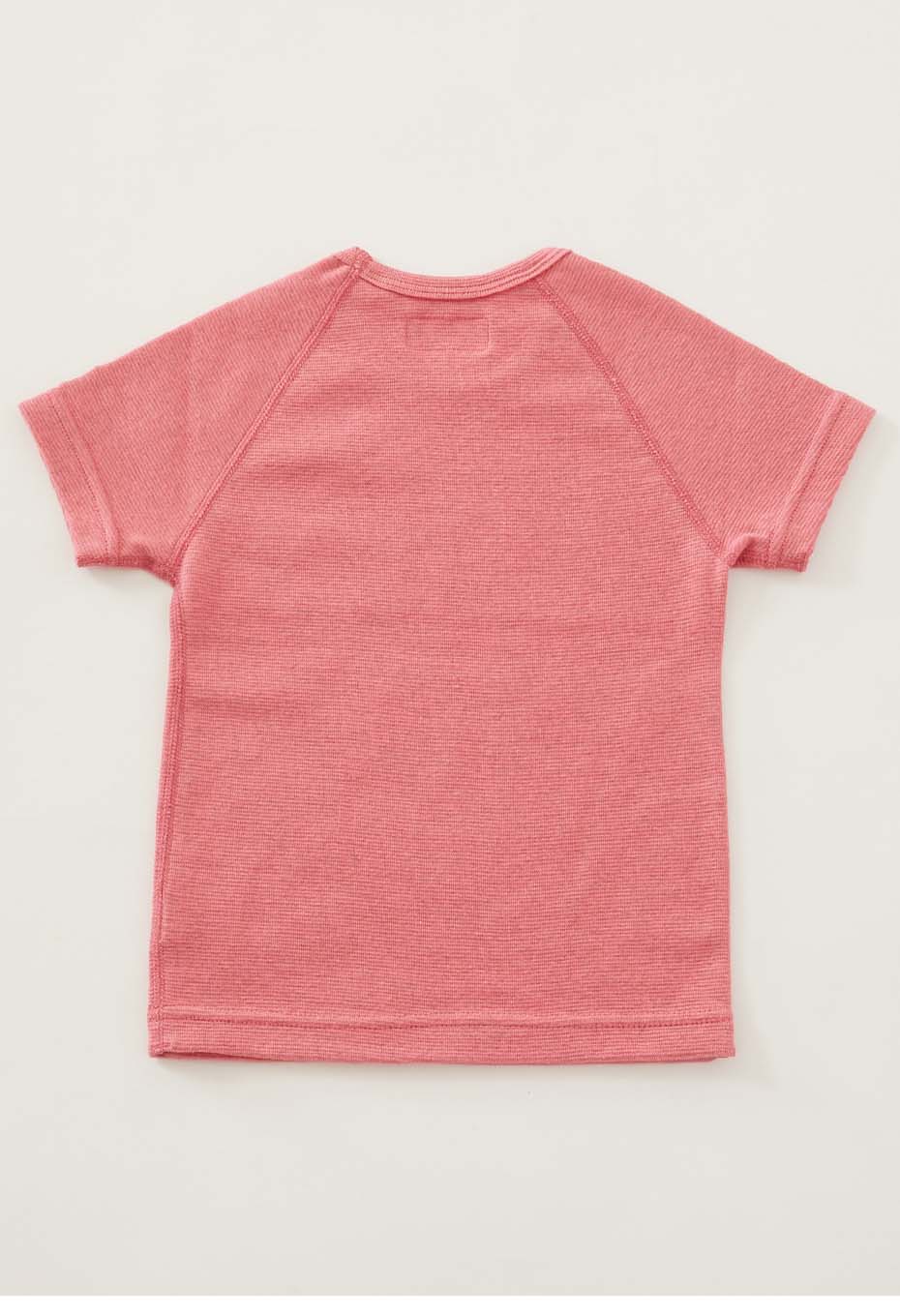 キッズ ストレッチフライス ショートスリーブ Tシャツ - WINE