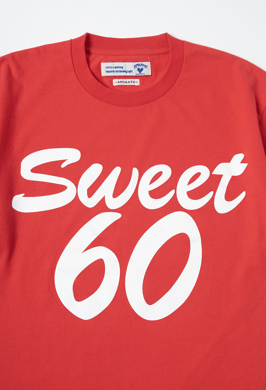 Sweet 60 /ショートスリーブTシャツ - RED