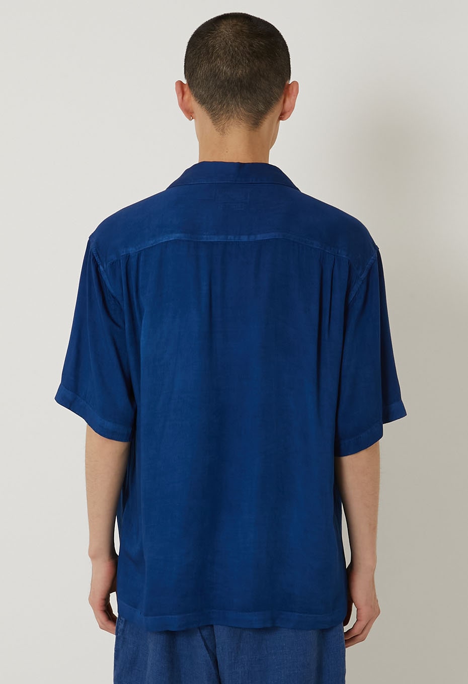 Woven Pure Indigo Tezome Aloha - INDIGO