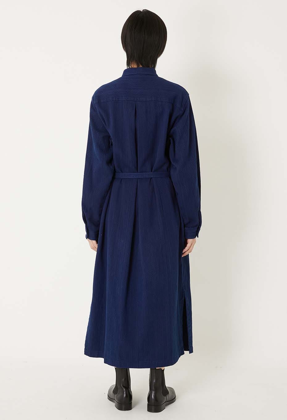 カセゾメサシコ シャツワンピース - INDIGO