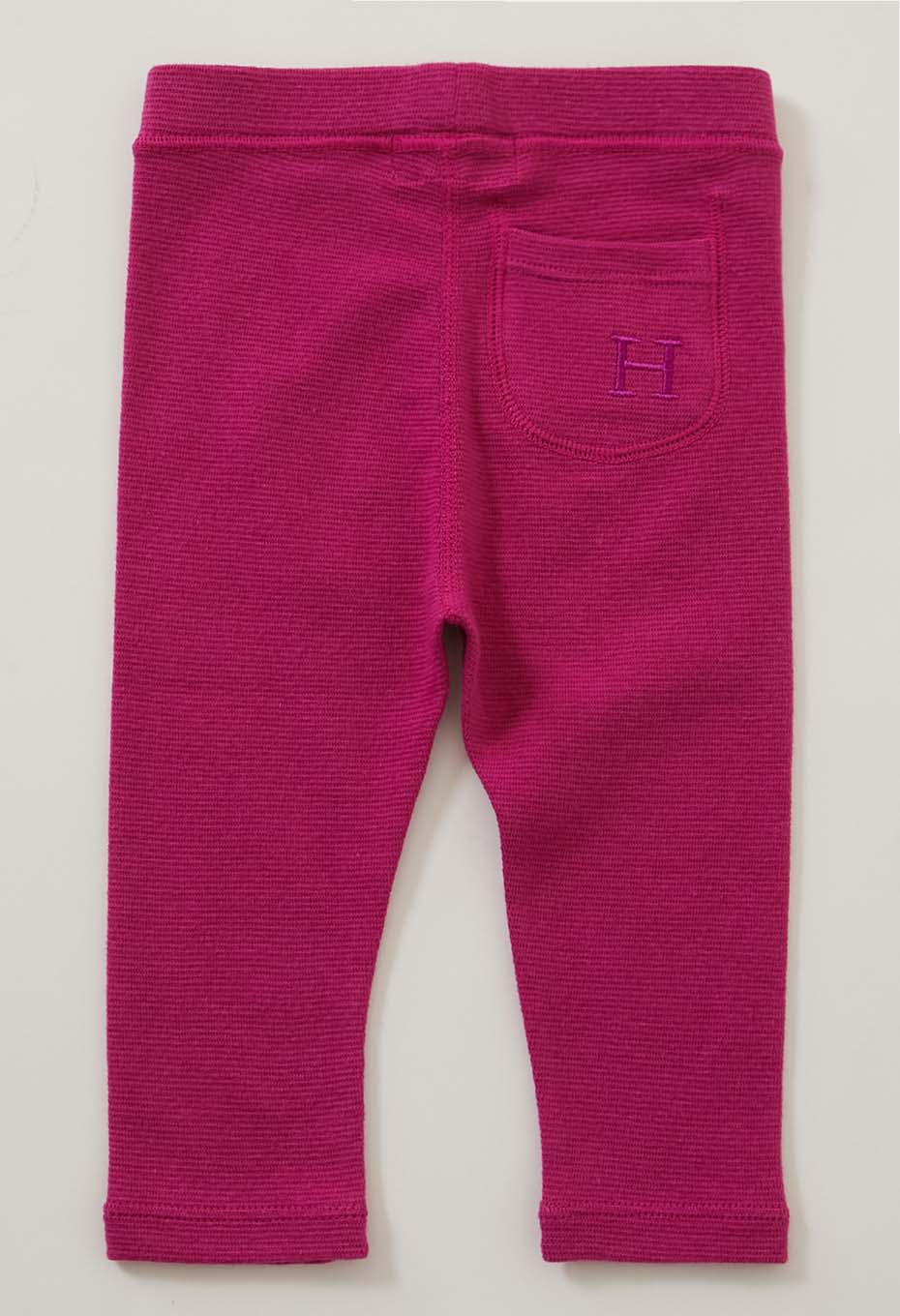 キッズ ストレッチフライス レギンス - DARK PINK