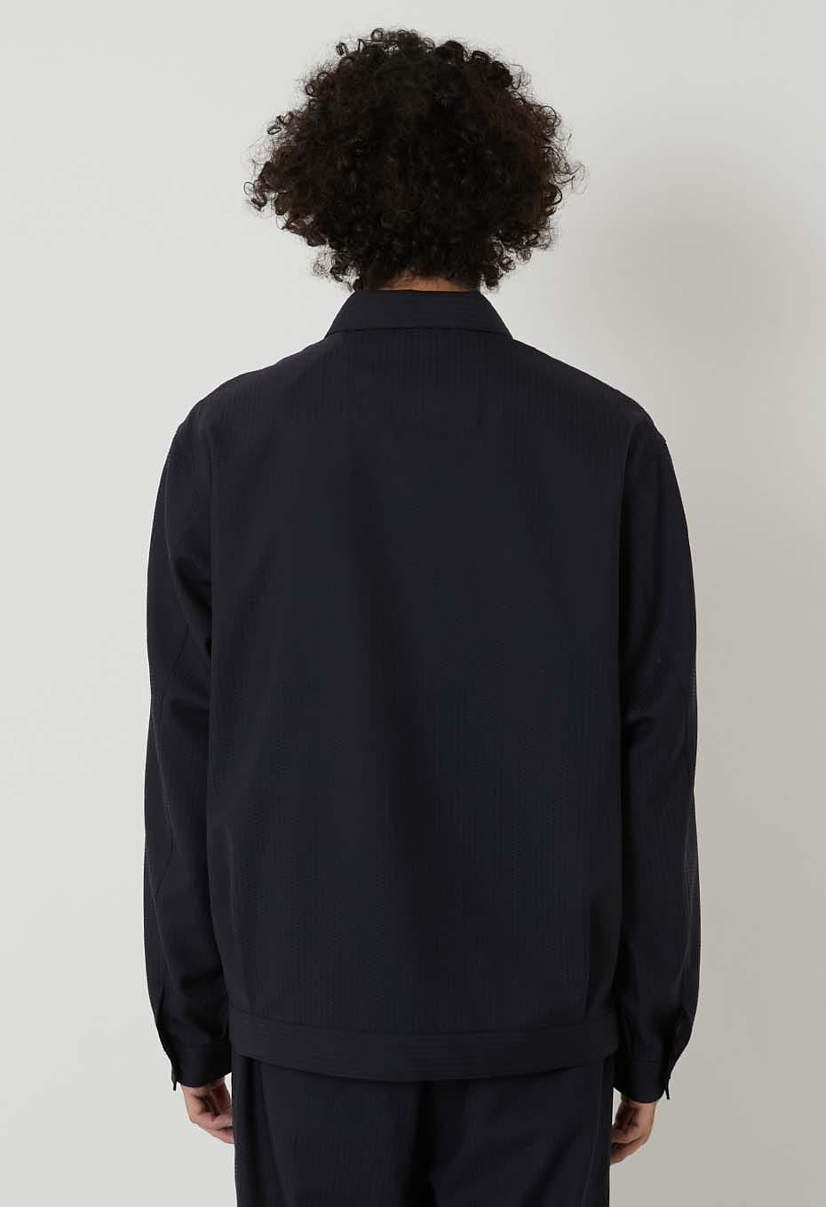 ウールドビーサシコ シャツジャケット - DARK NAVY