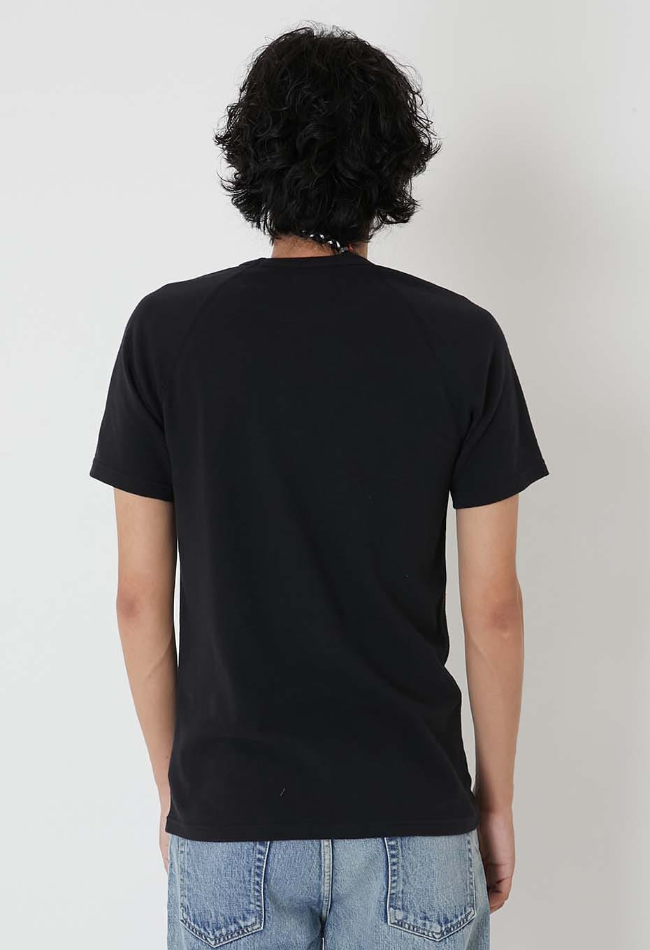 ストレッチフライス ショートスリーブ Tシャツ - BLACK