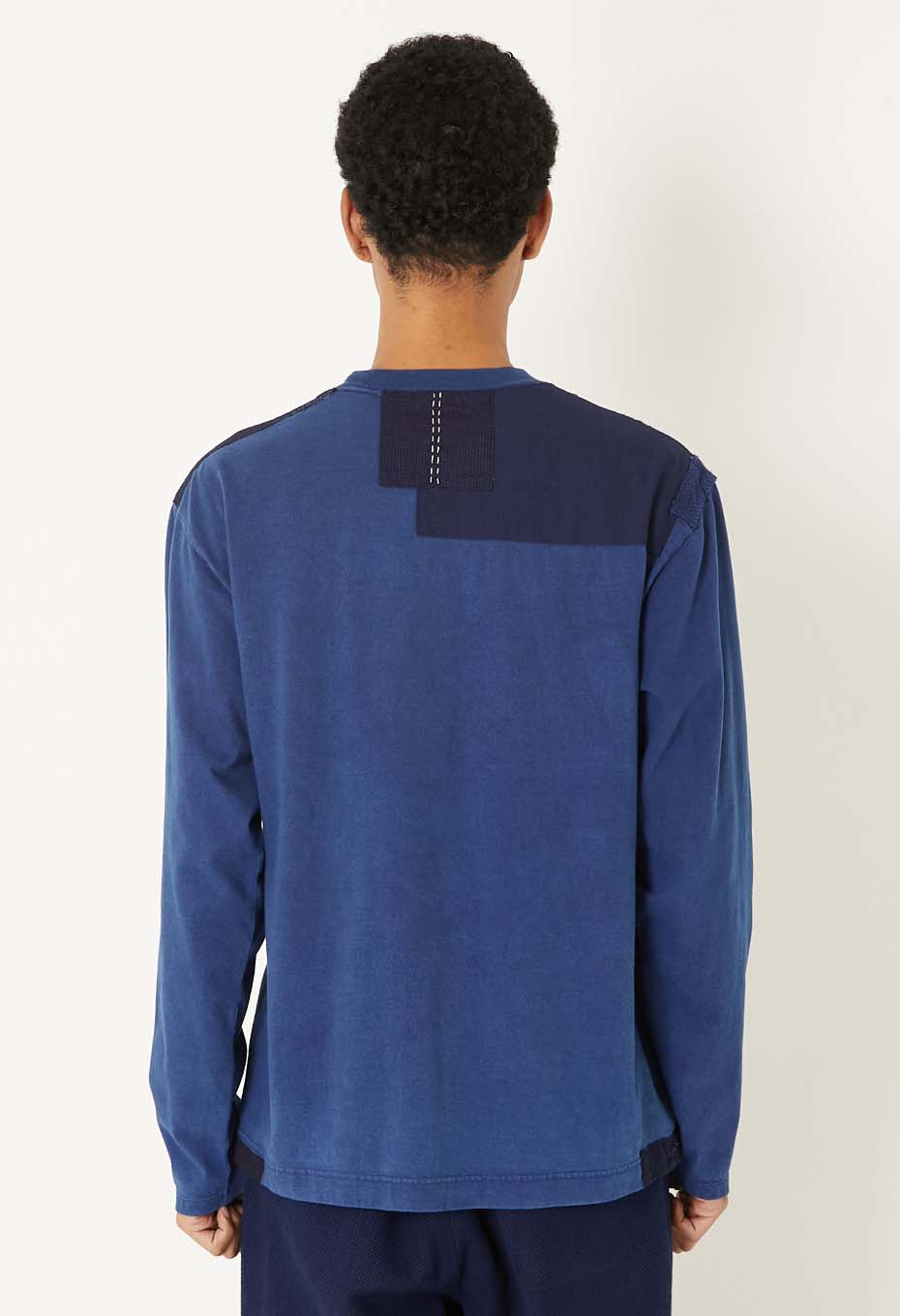 インディゴネンリン ロングスリーブTシャツ - INDIGO