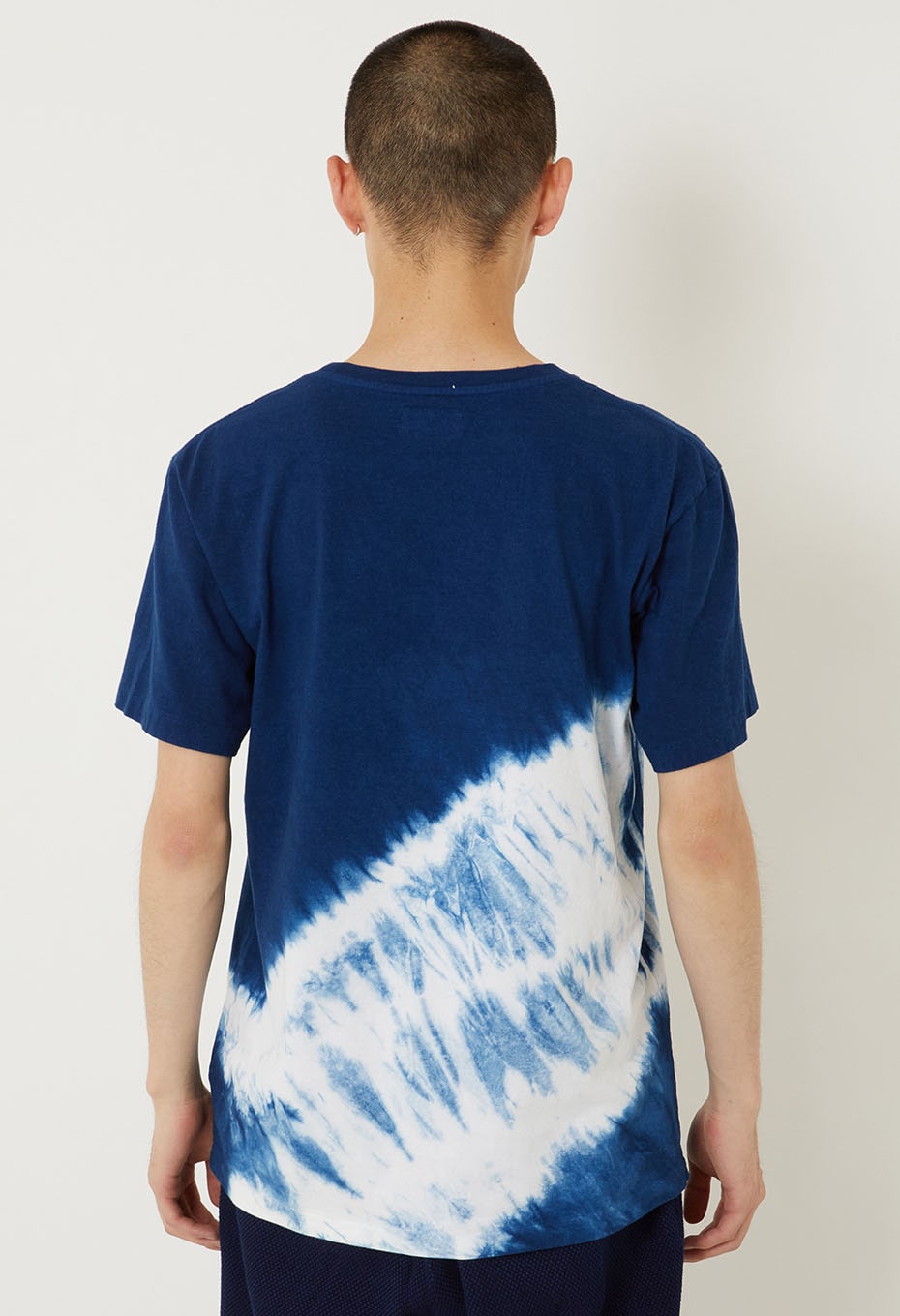 ホンアイ マルマキシボリTシャツ - INDIGO